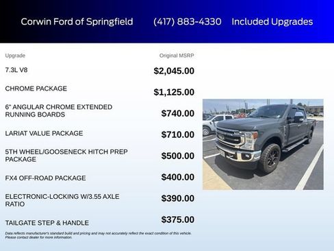 Used 2021 Ford F250 Lariat w/ Chrome Package AWD/4WD image 6