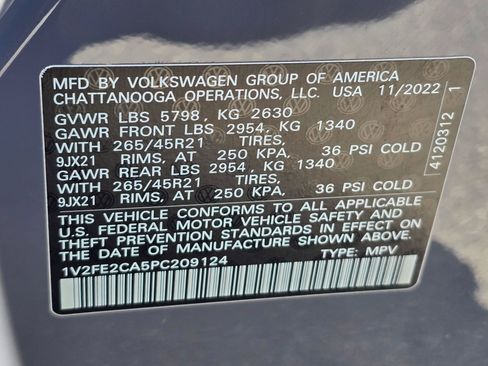 Used 2023 Volkswagen Atlas Cross Sport SEL Premium R-Line AWD/4WD image 29
