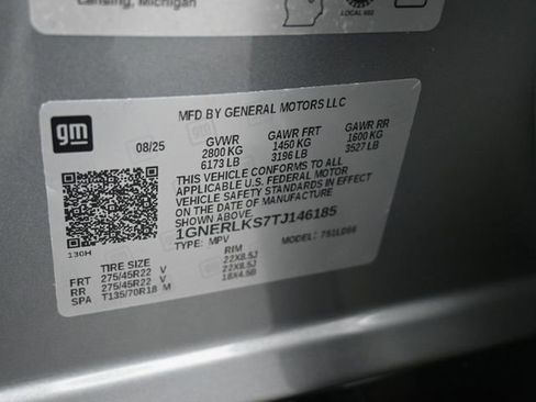 Used 2026 Chevrolet Traverse RS w/ LPO, Floor Liner Package image 18