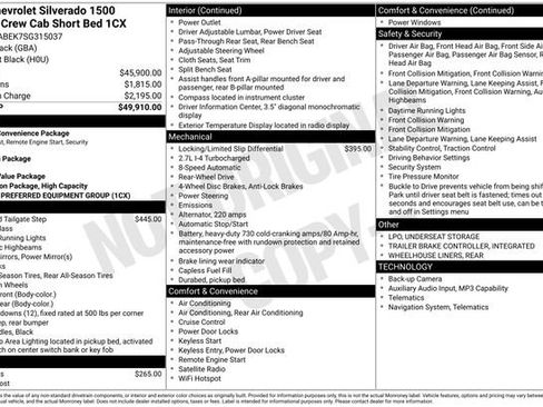 Used 2025 Chevrolet Silverado 1500 Custom RWD image 22
