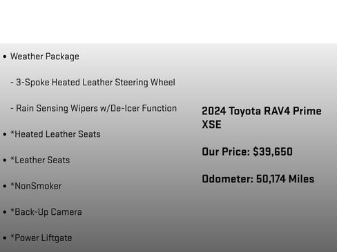 Used 2024 Toyota RAV4 XSE w/ Weather Package AWD/4WD image 6