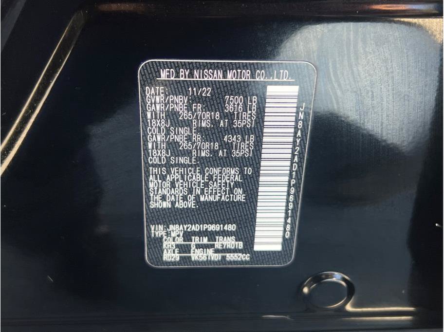 Used 2023 Nissan Armada SV w/ Cargo Package AWD/4WD image 23