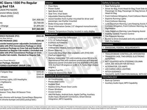 Certified 2023 GMC Sierra 1500 Pro w/ Convenience Package image 6