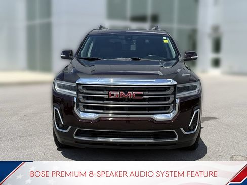 Used 2021 GMC Acadia SLT w/ LPO, Black Accent Package FWD image 3