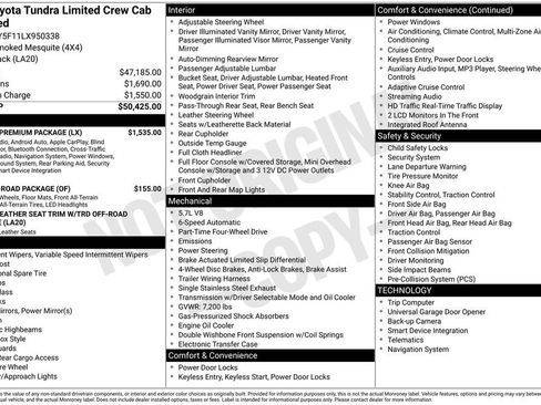 Used 2020 Toyota Tundra Limited w/ Limited Premium Package image 3