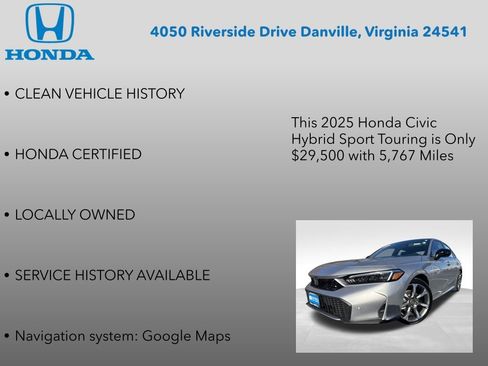 Certified 2025 Honda Civic Sport Touring image 7