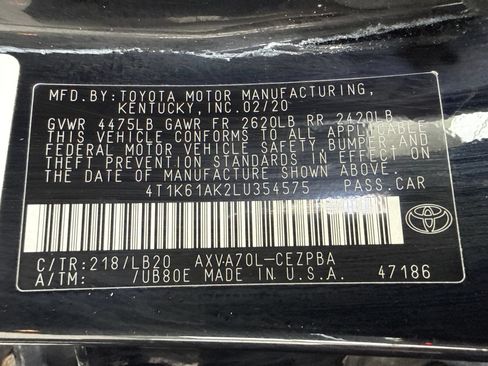 Used 2020 Toyota Camry XSE w/ Driver Assist Package FWD image 53