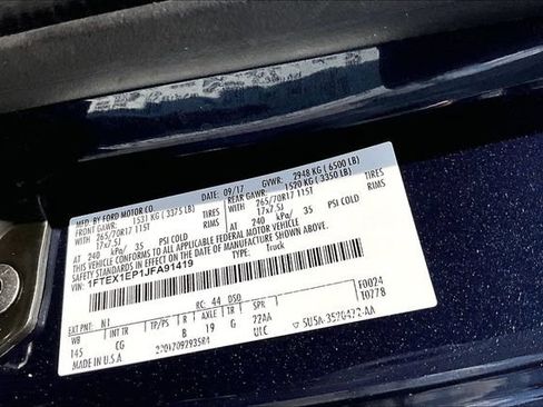Used 2018 Ford F150 XL w/ Equipment Group 101A Mid AWD/4WD image 15