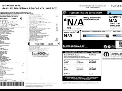 Used 2018 RAM 2500 Tradesman w/ Chrome Appearance Group image 15