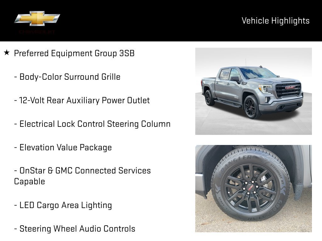 Used 2021 GMC Sierra 1500 Elevation w/ LPO, Elevation Black Package AWD/4WD image 22