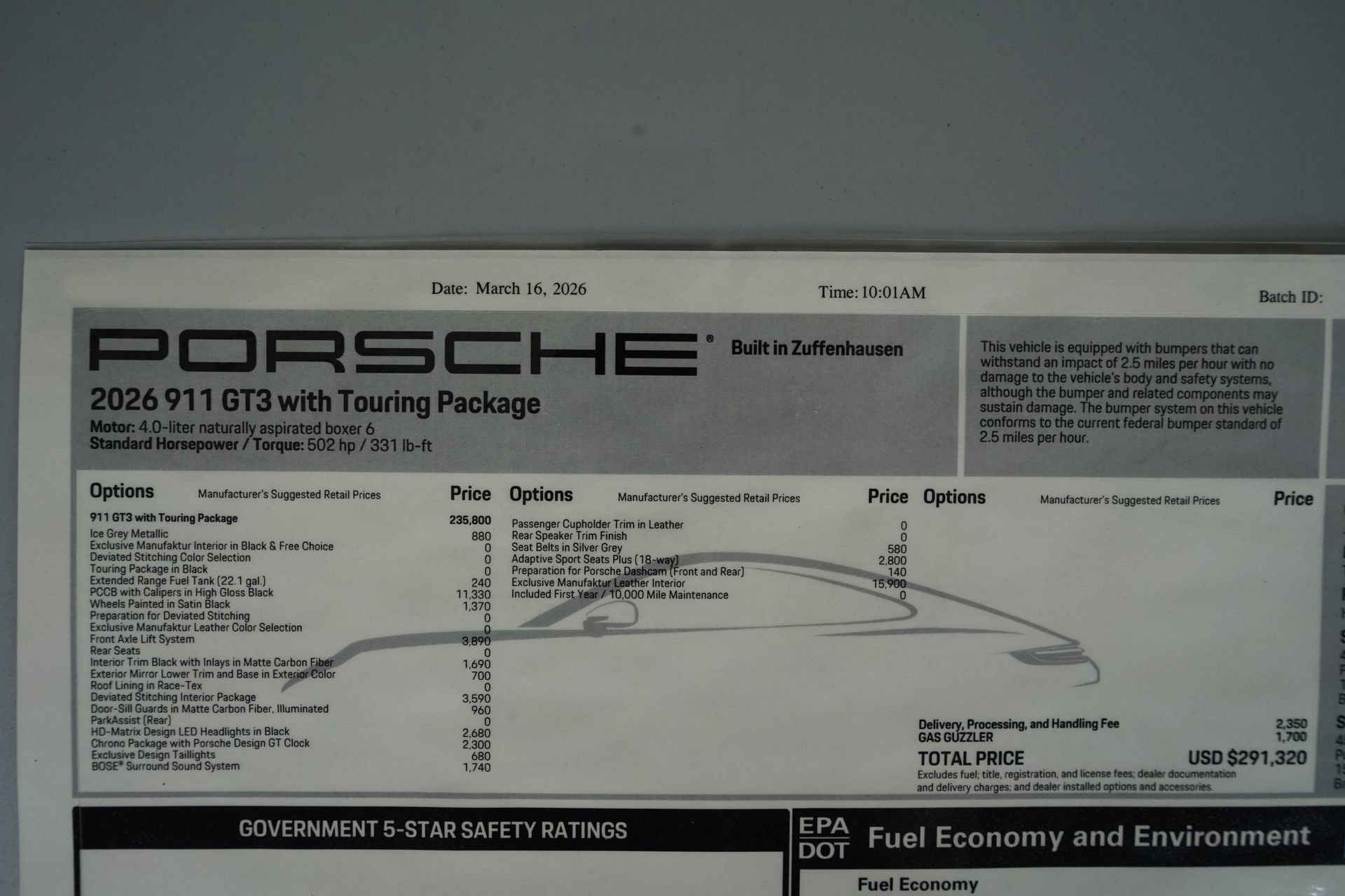 Used 2026 Porsche 911 GT3 RWD image 37