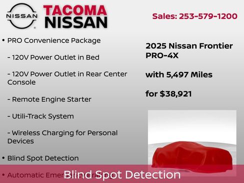 Used 2025 Nissan Frontier PRO-4X w/ Pro Convenience Package image 3