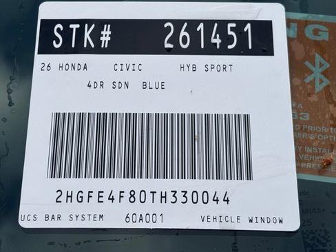 New 2026 Honda Civic Sport image 21