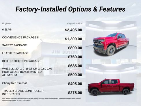 Used 2021 Chevrolet Silverado 1500 LT Trail Boss w/ Convenience Package II AWD/4WD image 3