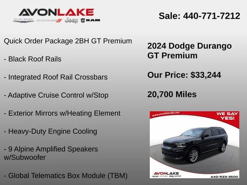 Used 2024 Dodge Durango GT image 30