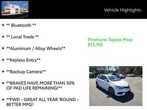 Used 2018 Toyota Corolla iM image 7