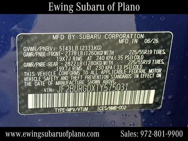 Used 2026 Subaru Outback Limited XT AWD/4WD image 34