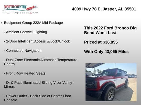Used 2022 Ford Bronco Big Bend AWD/4WD image 8