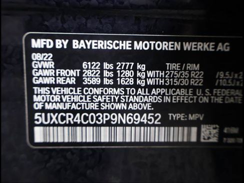 Used 2023 BMW X5 sDrive40i w/ M Sport Package RWD image 12