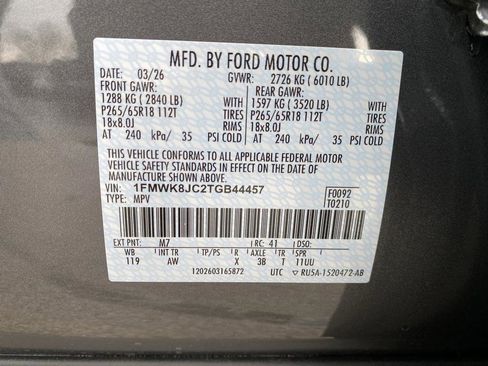 New 2026 Ford Explorer Tremor AWD/4WD image 54