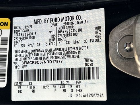 Used 2022 Ford Bronco Sport Outer Banks w/ Tech Package image 30