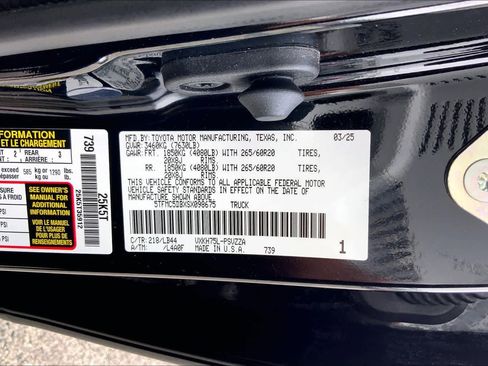 Used 2025 Toyota Tundra 1794 Edition AWD/4WD image 36
