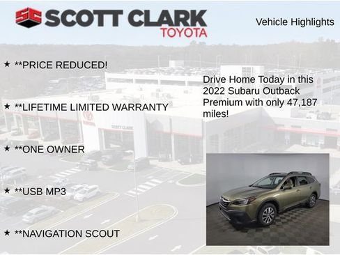 Used 2022 Subaru Outback Premium image 13