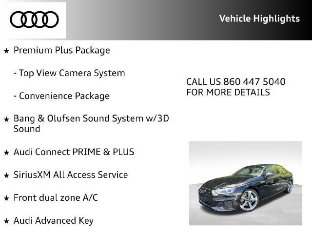 Used 2021 Audi A4 2.0T Premium Plus w/ Premium Plus Package AWD/4WD image 37