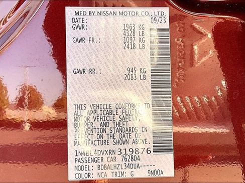 Certified 2024 Nissan Altima 2.5 SV FWD image 18