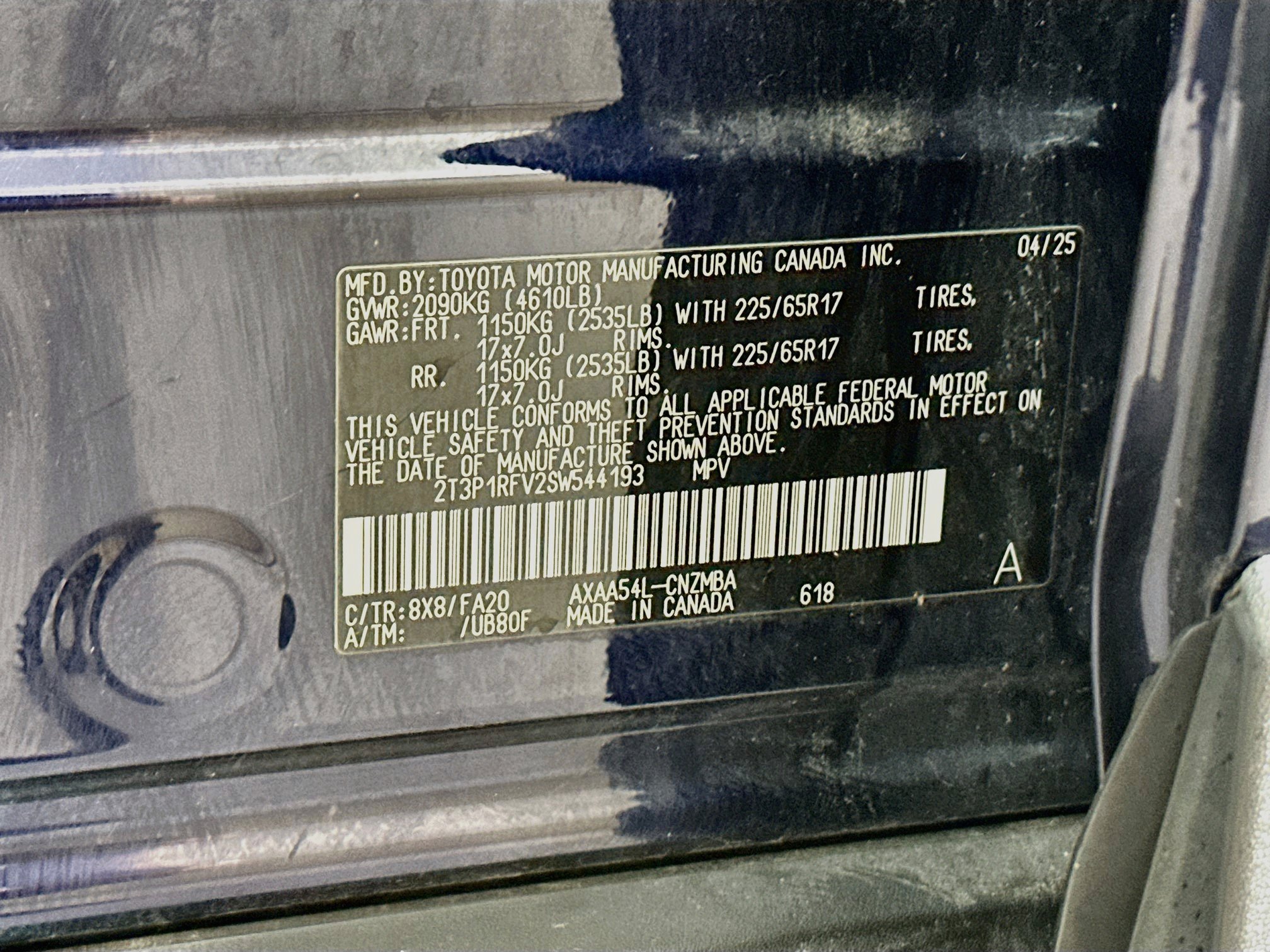 Certified 2025 Toyota RAV4 XLE AWD/4WD image 29