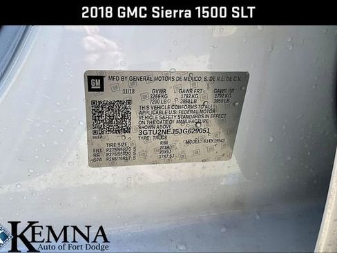 Used 2018 GMC Sierra 1500 SLT image 23