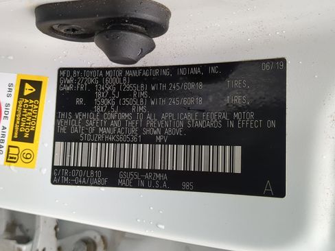 Used 2019 Toyota Highlander SE image 36