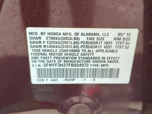 Used 2015 Honda Pilot LX image 26
