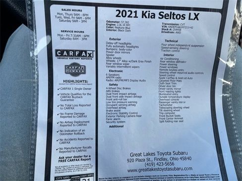 Used 2021 Kia Seltos LX image 27