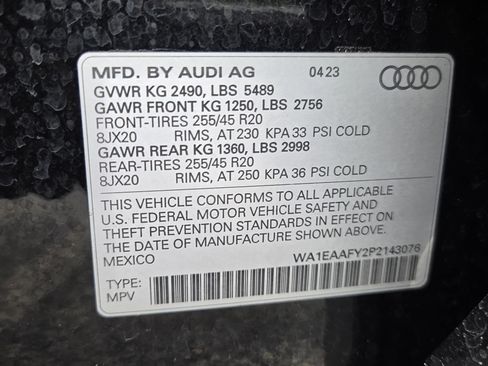 Used 2023 Audi Q5 2.0T Premium Plus w/ Premium Plus Package AWD/4WD image 9