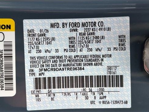 New 2026 Ford Bronco Sport Badlands w/ Sasquatch Badlands Package image 26