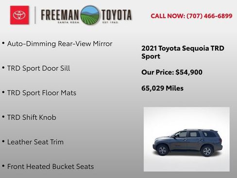 Used 2021 Toyota Sequoia TRD Sport w/ TRD Sport Premium Package AWD/4WD image 12