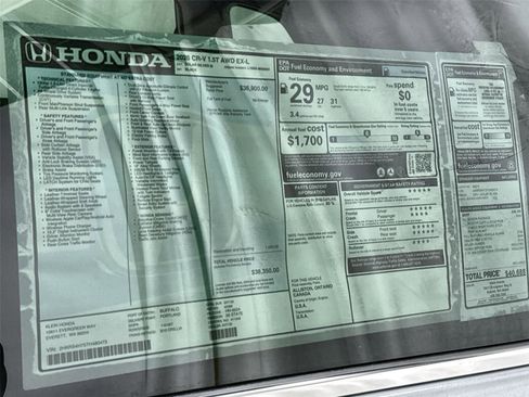 New 2026 Honda CR-V EX-L image 34