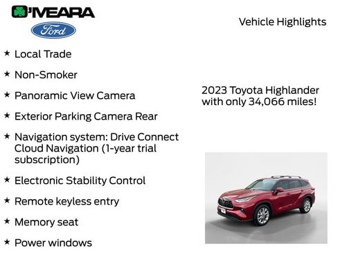 Used 2023 Toyota Highlander Limited AWD/4WD image 7