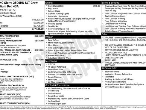 New 2026 GMC Sierra 2500 SLT w/ SLT Premium Package AWD/4WD image 30