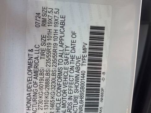 Certified 2025 Honda Odyssey Touring image 14