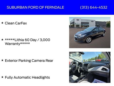 Used 2019 Chevrolet Cruze LS FWD image 4