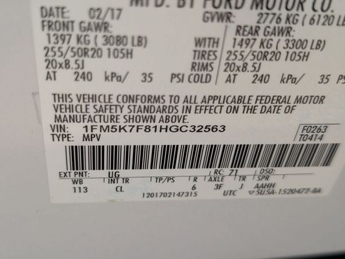 Used 2017 Ford Explorer Limited w/ Equipment Group 301A FWD image 28