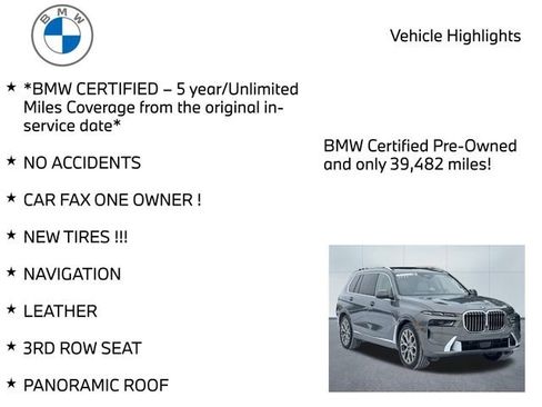 Certified 2023 BMW X7 xDrive40i w/ Executive Package image 11