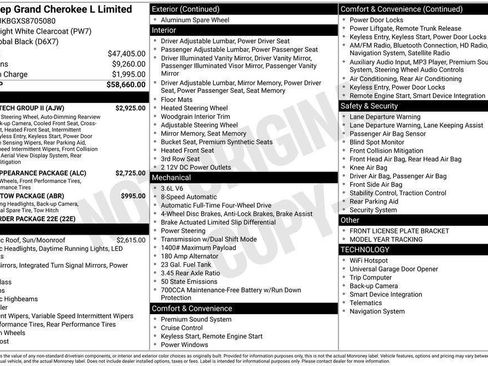 Used 2025 Jeep Grand Cherokee L Limited w/ Luxury Tech Group II image 8