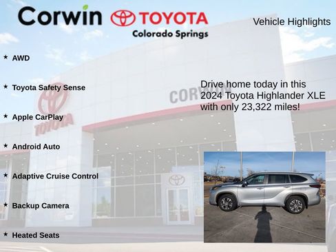 Used 2024 Toyota Highlander XLE image 6
