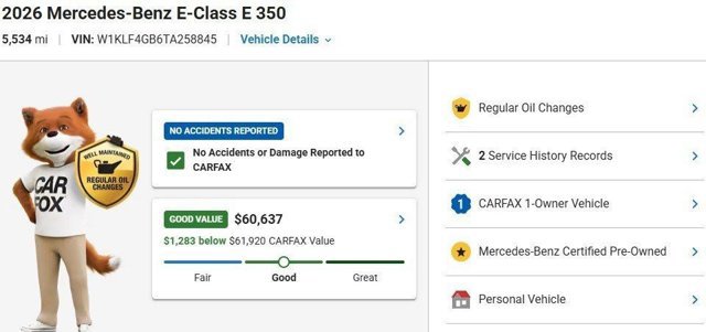 Certified 2026 Mercedes-Benz E 350 Sedan image 3
