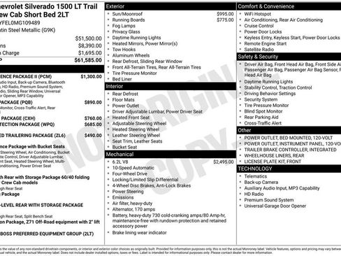 Certified 2021 Chevrolet Silverado 1500 LT Trail Boss w/ Convenience Package II AWD/4WD image 5