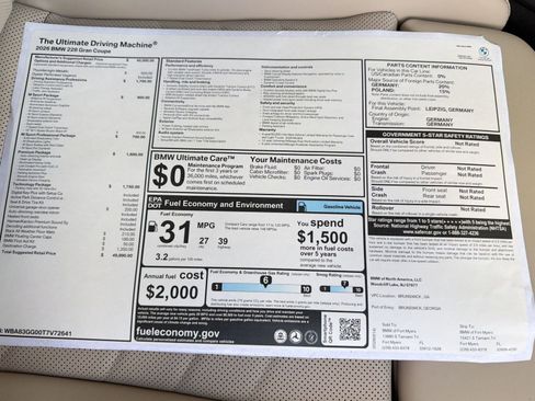 New 2026 BMW 228i w/ Technology Package FWD image 30