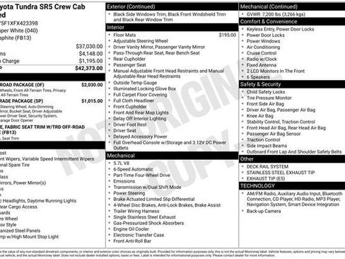 Used 2015 Toyota Tundra SR5 w/ TRD Off Road Package image 34